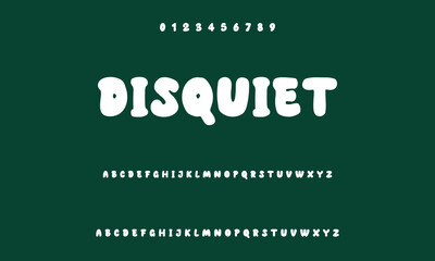 Playful cartoon Font, funky typeface for joyful brings life designs like children's artwork, birthday invitations, playful branding, and carnival typography.