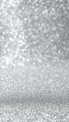 Obraz premium Shimmering silver glitter backdrop, perfect for festive designs, shimmer, bright, background