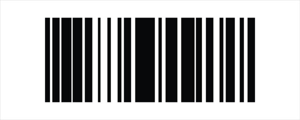 Barcode isolated on white background, Code stripes sticker, Barcode labels, customers qr code, Simple fake bar code, Bar code for web design, Barcode product distribution icon