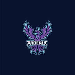 Obraz premium Phoenix Mascot Logo Template