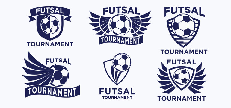 Creative Futsal Club Logo Design, for Sports Branding, vector futsal sports club logo.