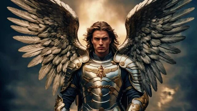 Archangel Michael Complete Spiritual Restauration and Healing Meditation, 4k High-Quality Wallpaper Background Animation Video