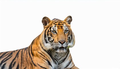 tiger isolated on white background