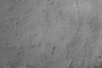 Abstract background of old gray plaster close-up.