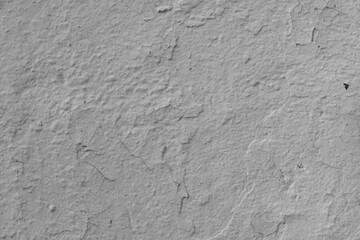 Abstract background of old gray plaster close-up.