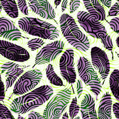 leaf seamless patterns