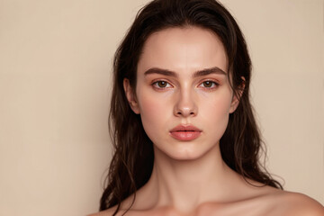 Fototapeta premium Graceful Elegance: A Portrait of Beauty