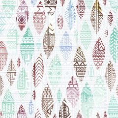 Leaf seamless patterns