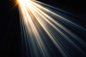 Sunlight streaming through darkness creating radiant patterns