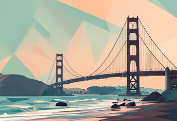 Obraz premium Golden Gate