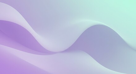A tranquil blend of soft waves in pastel shades, creating a soothing and modern abstract background for various design projects.