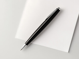 Black Pen on White Paper