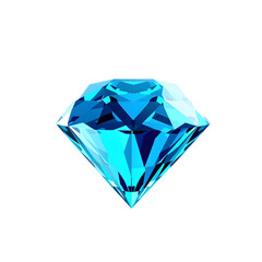 diamond on white background