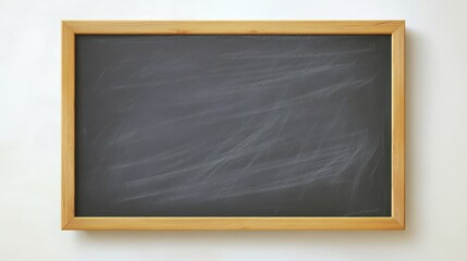 Elegant Empty Wooden Framed Blackboard
