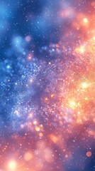 Naklejka premium Stunning Sparkling Background with Bokeh Effect