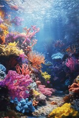 Obraz premium Underwater Coral Reef
