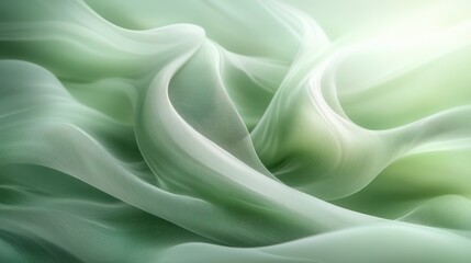 Obraz premium Stunning Green Fabric Texture: A Delicate and Elegant Design
