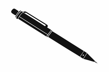 pen line art silhouette vector illustration