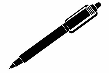 pen line art silhouette vector illustration