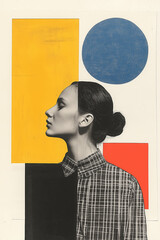 Geometric Portrait Collage