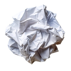 crumpled paper ball