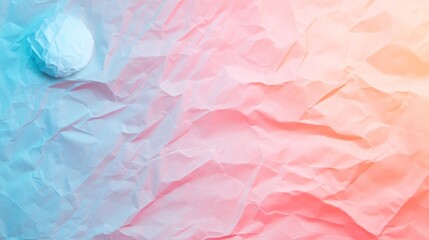 Fototapeta premium Crumpled Pastel Texture with Subtle Cosmic Patterns