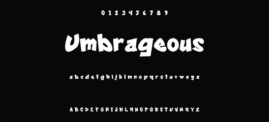 Modern graffiti font effect with highlight and shadow, youth style lettering font