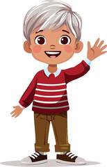 child with headphones