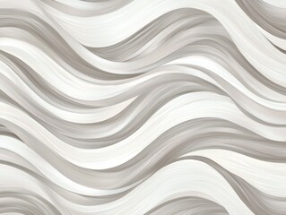 Obraz premium A flowing pattern of gray and white waves creates a modern, artistic backdrop, perfect for contemporary design themes.