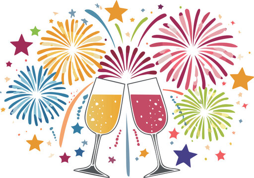 background with champagne