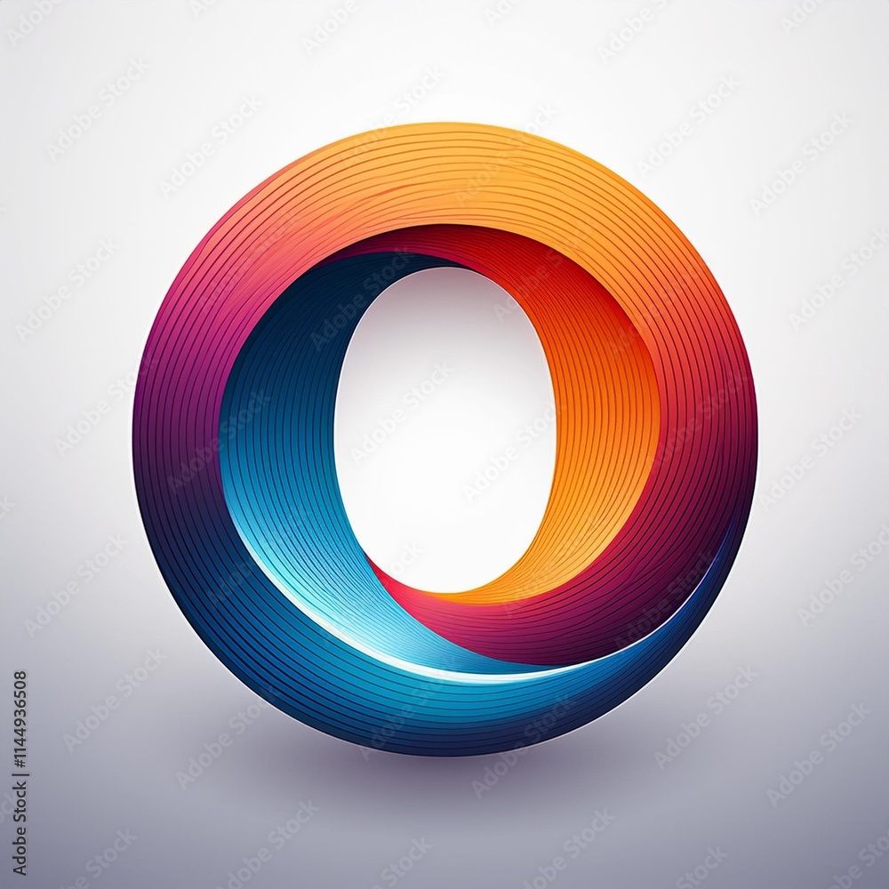 Canvas Prints abstract background with circles