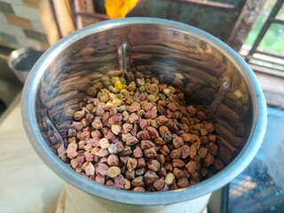 Chana Close Up photo, Chickpea