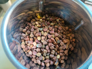Chana Close Up photo, Chickpea