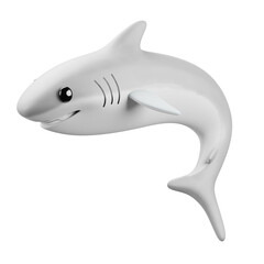 Shark Emoji 3D Illustration