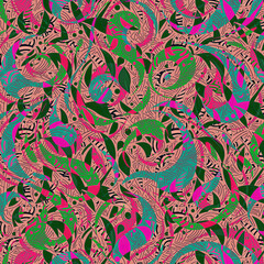 Abstract seamless patterns