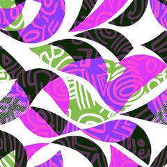 Abstract seamless patterns