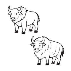 Obraz premium Animals vector icon art set