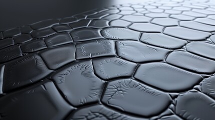 Obraz premium Smooth leather surface with embossed patterns, emphasizing sophistication and luxury in fashion.