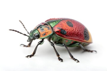 Love bug isolated on white background 