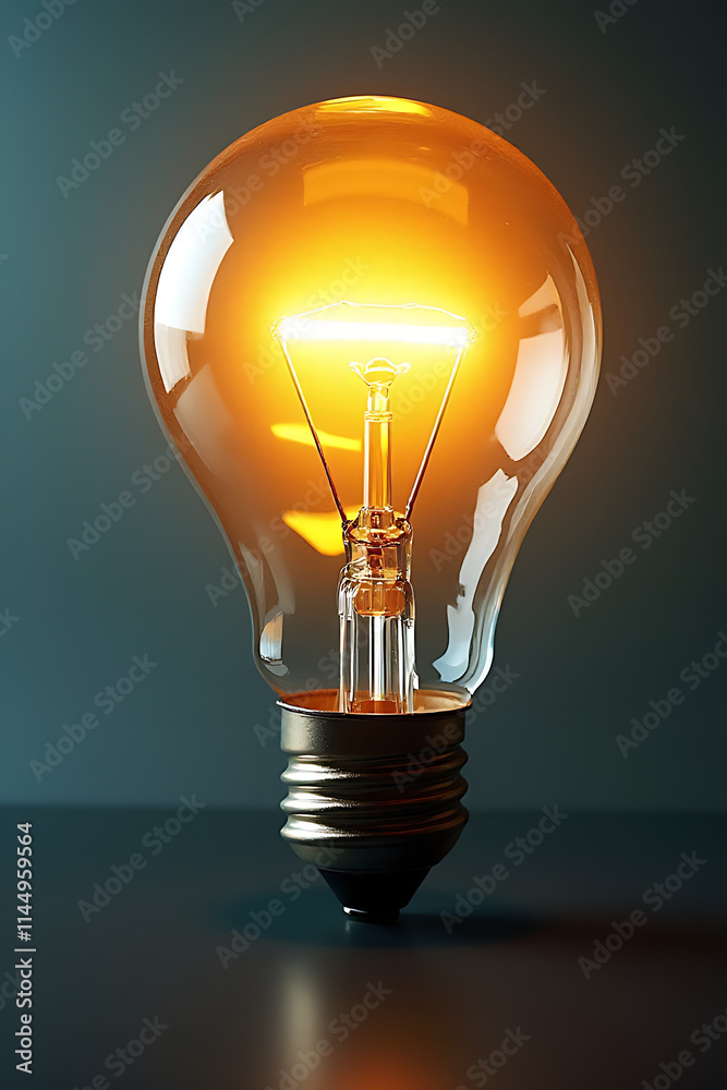 Poster the business creativity idea is like a lightbulb moment, where something new and innovative is compa