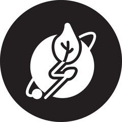 Renewable Energy glyph icon