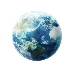 Planet Earth globe isolated on white background world environment day concept elements of this worldview global weather climate change space science astronomy 3D illustration