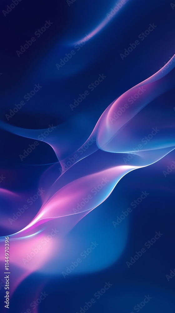 Wall mural dark blue grainy gradient vertical background noise texture abstract mobile wallpaper backdrop desig