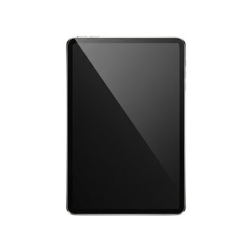 Sleek Black Tablet on Dark Background