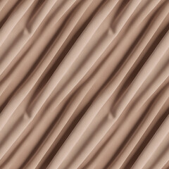Seamless wrinkled suede pattern in warm beige tones for textile backgrounds and designs