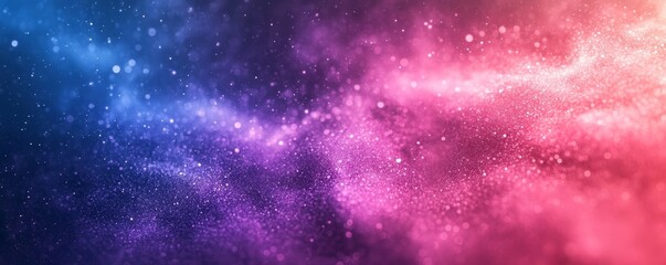 Obraz premium Blue purple pink color gradients grainy background, abstract vibrant banner design, copy space, Generative AI