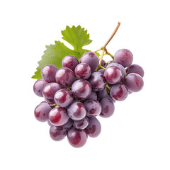 Fototapeta premium Grapes on transparent or white background