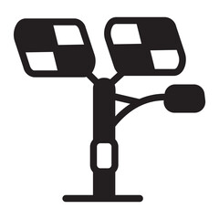 Street Light glyph icon
