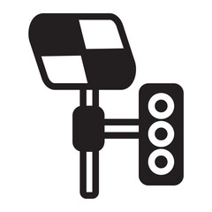 Traffic Light glyph icon