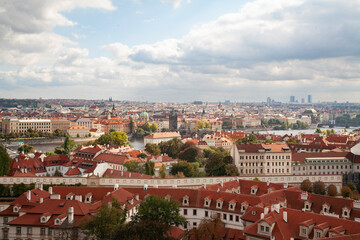 Panoramic View of Prague City